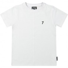 Lucky NO.7 T-shirt bright white